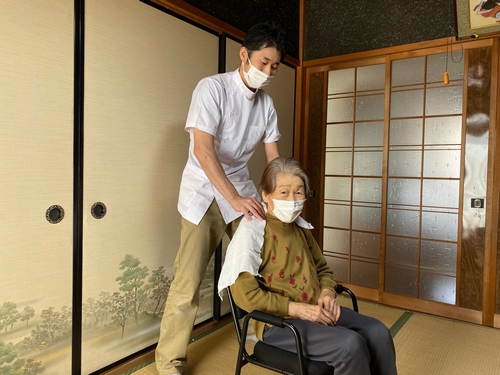 施術の様子